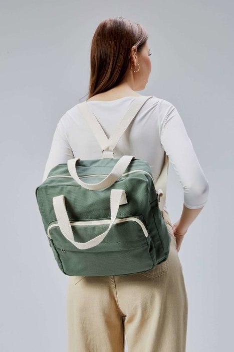 Zoozie Bags Bolsa de Lona Verde